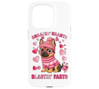 German Shepherd Breaking Hearts Blasting Fart Valentines Day Case for iPhone 15 Pro