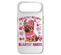 German Shepherd Breaking Hearts Blasting Fart Valentines Day Case for iPhone Air