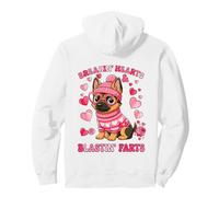 German Shepherd Breaking Hearts Blasting Fart Valentines Day Pullover Hoodie