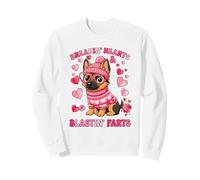 German Shepherd Breaking Hearts Blasting Fart Valentines Day Sweatshirt