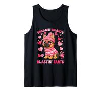 German Shepherd Breaking Hearts Blasting Fart Valentines Day Tank Top