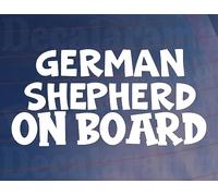 German Shepherd Car Sticker On Board Nice Fun Cute Novelty Dog Window Bumper Boot Door Decal Gift Present