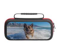 German Shepherd Carry Case for Switch Hard Shell Protective Cover Pouch Travel Carrying with Handle