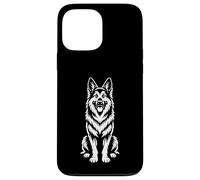 German Shepherd Cool Black and White Vector Dog Art Case for iPhone 13 Pro Max