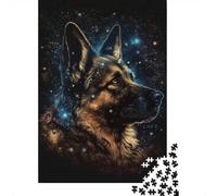 German Shepherd Cosmic-21 1000 Piece Jigsaw, Holiday Puzzle Gift, 70x50cm/1000pcs