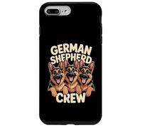 German Shepherd Crew Cute Cartoon Dog Owners Pet Alsatian Case for iPhone 7 Plus/8 Plus