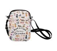 German Shepherd Crossbody Bag German Shepherd Dog Gifts Just a Girl Who Loves German Shepherd Messenger Bag Handbag Chest Bag