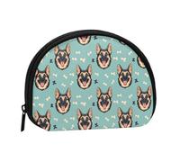 German Shepherd cute Print Coin Purse - Mini Coin Purses for Women, Cute Small Change Purse Coins Pouch
