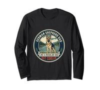 German Shepherd Dad Like A Regular Dad But Cooler Dog Dad Long Sleeve T-Shirt