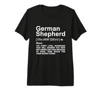 German Shepherd Definition Herding Sheep Premium T-Shirt