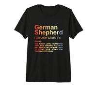 German Shepherd Dictionary Dog Breed Premium T-Shirt