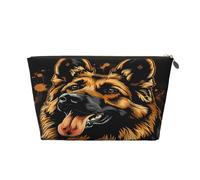 German Shepherd Dog (1) Makeup Bag Toiletry Case Cosmetic Bag Travel Pouch for Women 7 X 2.4 X 5 Inch