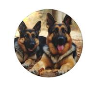 German Shepherd Dog Button Pins 1 Pc, 2.4 Inch Round Button Badges Metal Personalized Picture Photo Pin Buttons Kit For Craft Supplies Christmas Diy Party Projects