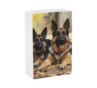 German Shepherd Dog Cigarette Case Portable Novelty Cigarette Packing Box Crush Proof Waterproof Cigarette Box Novelty Gifts for Friend
