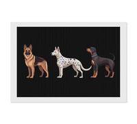 German Shepherd Dog Dalmatian Dog Diamond Painting Kits for Adults DIY 5D Round Full Drill Art Diamonds Dots Decor 8"x12"