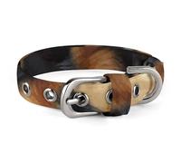German Shepherd Dog Dog Collar Adjustable Soft and Comfortable Puppy Collars with Metal Buckle Pet Collar for Small Medium Pet