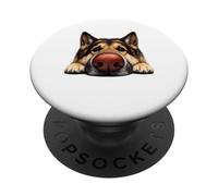 German Shepherd Dog Face Selfie Meme Trendy Cute Dogs Lover PopSockets Adhesive PopGrip