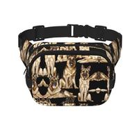 German Shepherd Dog Fanny Packs for Women Men, Fashion Waist Packs for Workout Running Traveling Hiking