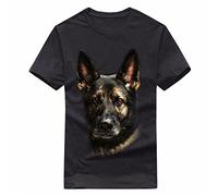 German Shepherd Dog German Breed Working Dog German Herding Dog T-Shirt Unisex Adults Gift Kids Tee Top Black