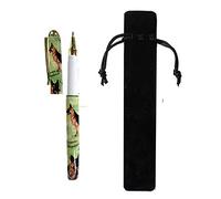 German Shepherd Dog GSD Gift. Beautiful Rollerball Pen with Black Velvet Pouch.