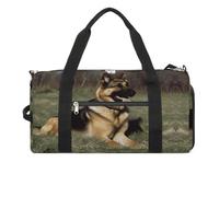 German Shepherd Dog Gym Bag Travel Duffel Bags for Men Women Large Weekender Bags Carry On Overnight Duffle Bag with Shoe Compartment for Workout, style, One Size
