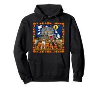 German Shepherd Dog Haunted House Trick Or Treat Cute Witch Pullover Hoodie