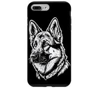 German Shepherd Dog Head Black and White Case for iPhone 7 Plus/8 Plus