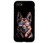 German Shepherd Dog Independence Day 4th of July Case for iPhone SE (2020) / 7/8