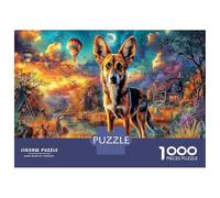 German Shepherd Dog Jigsaw Puzzles 1000 Pieces - Mindful Relaxation - Premium Paper Finish 70x50cm/1000pcs