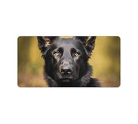 German Shepherd Dog Keyboard Mat Large Gaming Mouse Pad, Anti-Slip Desk Mat for Desktop Desk Work/Home Writing Mat 11.8 * 23.6 Inches