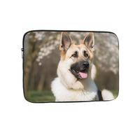 German Shepherd Dog Laptop Bag 10 inch Business Briefcase Gifts for Men Women Water Resistant Laptop Sleeve Carry On Laptop Case Shockproof Protective Computer Bag Notebook Case