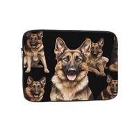 German Shepherd Dog Laptop Sleeve Case â€“ Slim And Portable Shockproof Protective Laptop Cover For 10-Inch,12-Inch,13-Inch,15-Inch & 17-Inch Laptops | Water-Resistant Laptop Sleeve Bag