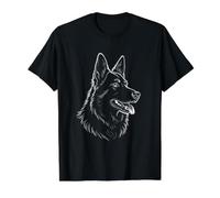 German Shepherd Dog Lover Value Graphic T-Shirt, Men, Black, S