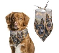German Shepherd Dog LoversPet Scarf Dog Bandana for Small Medium Large Exquisite Unique Cat Dogs Kerchief Premium Fabric Cute Triangle Cat Dogs Bibs Scarf