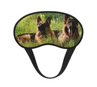 German Shepherd Dog Pattern, Full Eye Covers Light Blocking Eye Masks Blackout Sleep Eye Muffs