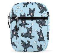 German Shepherd Dog Pattern Small Crossbody Bag for Men Women Side Shoulder Satchel Purse Mini Messenger Bags