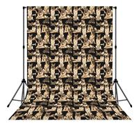 German Shepherd Dog Photography Backdrop, Soft Background With Rod Pocket For Studio, Newborn Photos, Weddings & Video Backdrops - 5x7ft