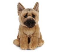 German Shepherd Dog Plush Soft Toy - 23cm - Living Nature AN455