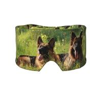 German Shepherd Dog Printed, Full Eye Covers Light Blocking Eye Mask Sleep Eye and Ear Muffs