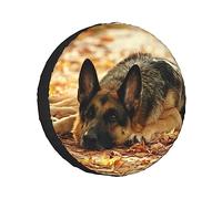 German Shepherd Dog Printed universal spare tire cover wheel protectors are available for 60-83 cm tires