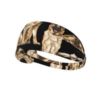 German Shepherd Dog Printing Double-Sided,Unisex Elastic Sports Headband,Ideal As A Gift For Sports-Loving Friends,Family
