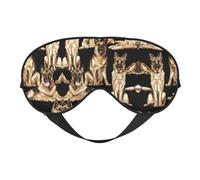 German Shepherd Dog Printing Rest Sleep Eye Mask, Soft Eye Mask for Home & Camping, Blocks Light, Comfortable for Most Users
