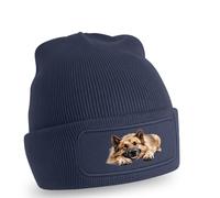 German Shepherd Dog Relaxed Smile Beanie Unisex German Shepherd Dog Lovers Pet Owners Birthday Gift For Him And Her O/S