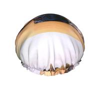 German Shepherd Dog Reusable Waterproof Washable Adjustable Suitable For Women All Hair Lengths Shower Cap