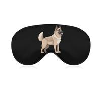 German Shepherd Dog Sleep Mask BlockLight Sleeping Eye Mask Comfortable Night Sleeping Mask Ultralight Travel Eye Cover for Women Men