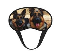 German Shepherd Dog Sleep Mask Soft Comfortable Eye Mask with Adjustable Strapblackout Eye Sleep Shade Cover for Women Girls Men Travel Yoga Nap Shift Work