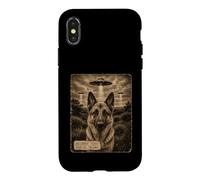 German Shepherd Dog UFO Alien Abduction Case File 74-1967 Case for iPhone X/XS