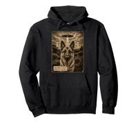 German Shepherd Dog UFO Alien Abduction Case File 74-1967 Pullover Hoodie