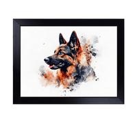 German Shepherd Dog Vol.1 | Lap Tray with Padded Cushion, Portable Surface with Bean Bag Base, Perfect Surface for Working, Crafting, TV Eating and Laptop Use