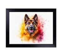 German Shepherd Dog Vol.3 | Lap Tray with Padded Cushion, Portable Surface with Bean Bag Base, Perfect Surface for Working, Crafting, TV Eating and Laptop Use